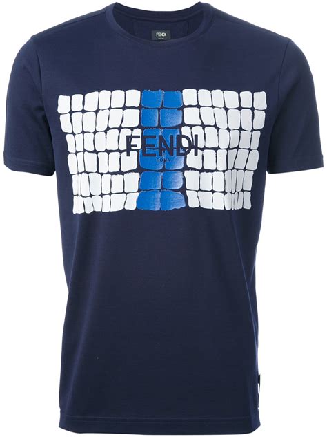 fendi herren|fendi men's printed t shirts.